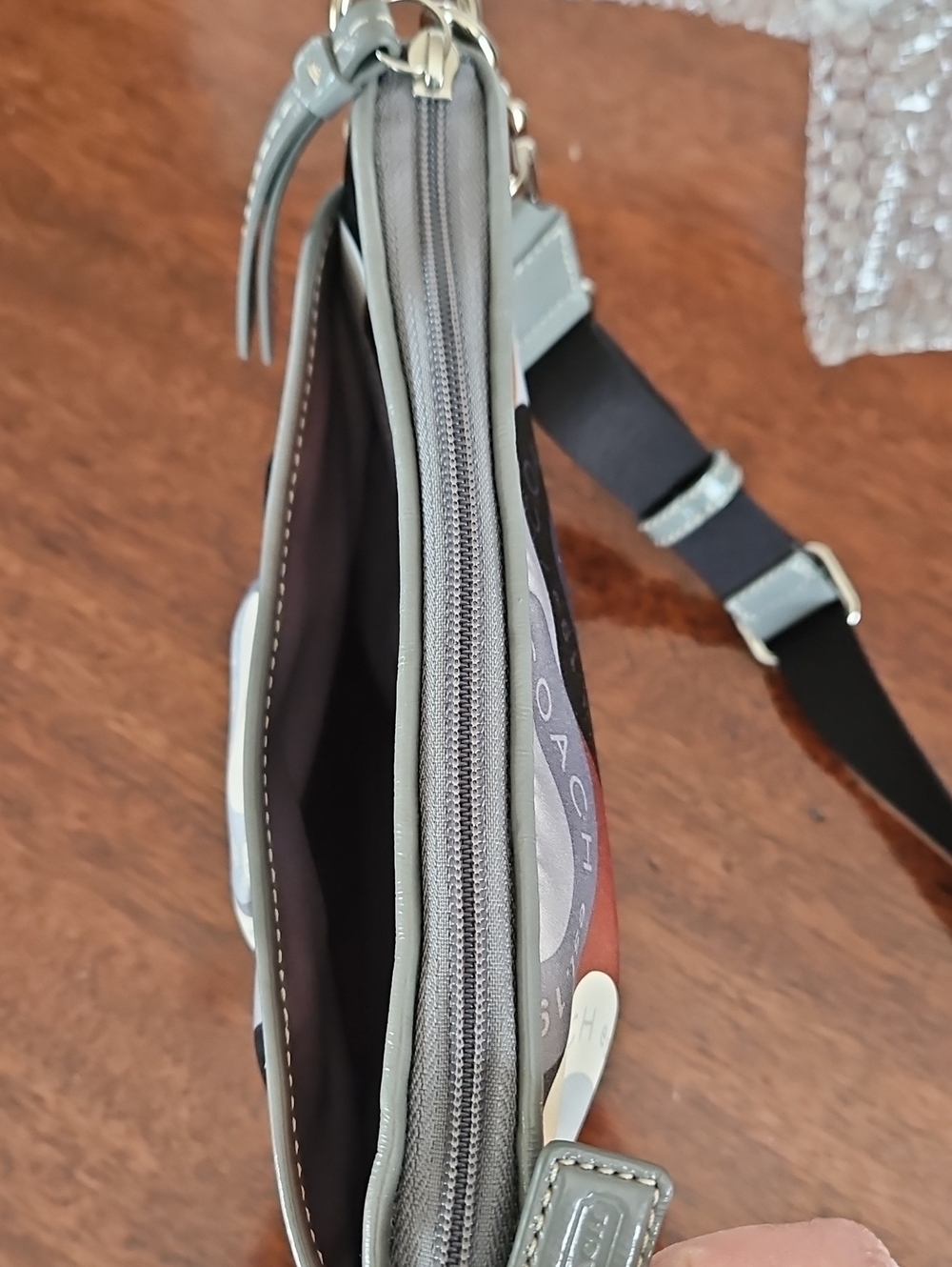 🧡 BIG SALE Coach "Est. 1941" Signature Circular Logo Crossbody Never Used - Picture 15 of 16